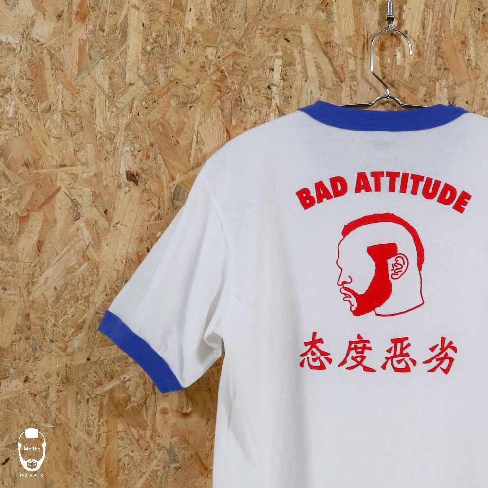 『BAD ATTITUDE』Back Logo Grafik Tee