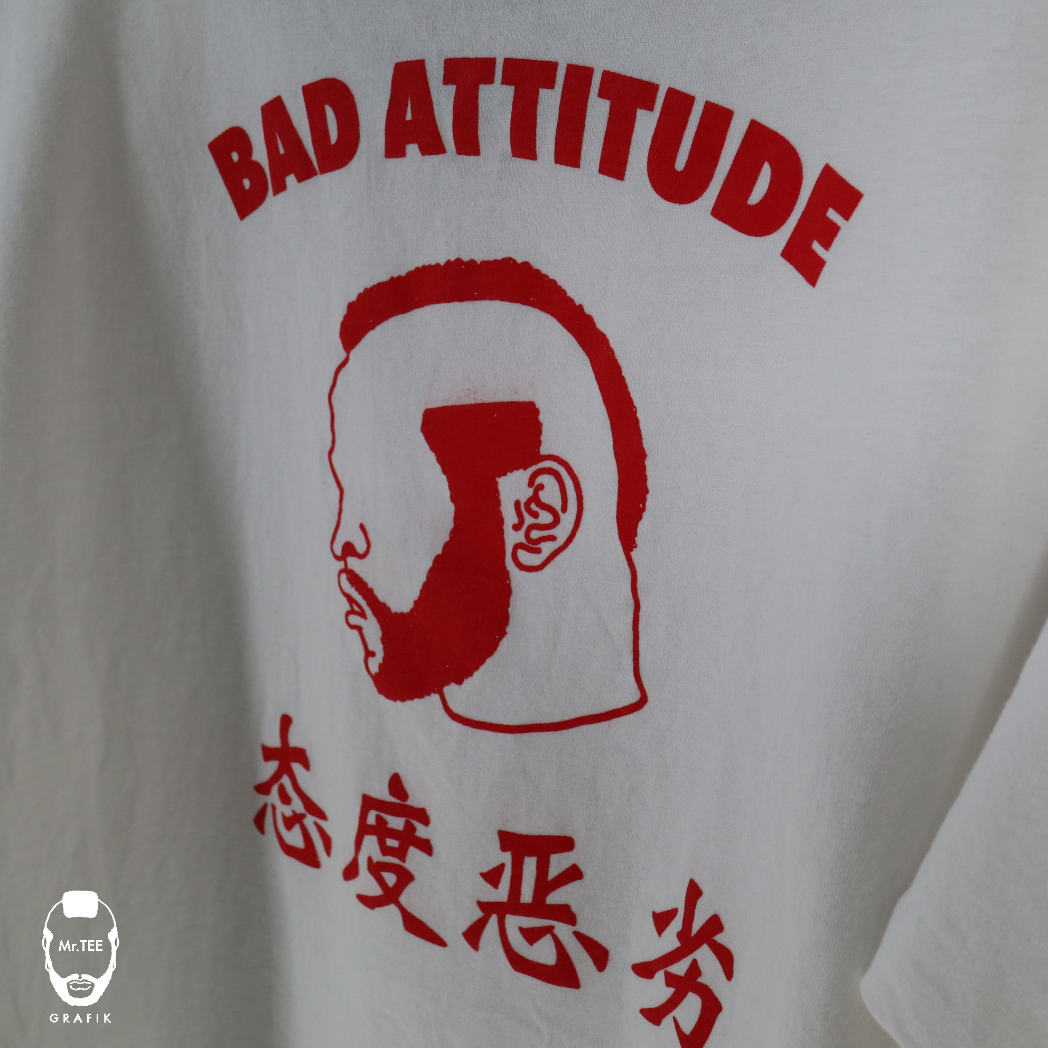 『BAD ATTITUDE』Back Logo Grafik Tee