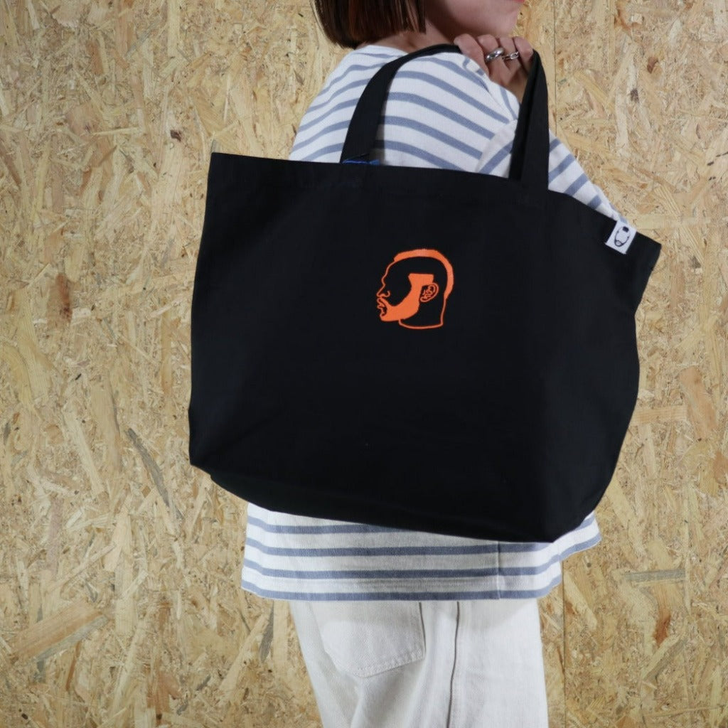 Mr.TEE Grafik　ミスターＴグラフィック　Mohiccan Profile Grafik Tote　モヒカン プロファイル トートバッグ