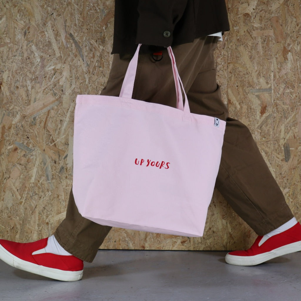 『UP YOURS』Grafik Tote