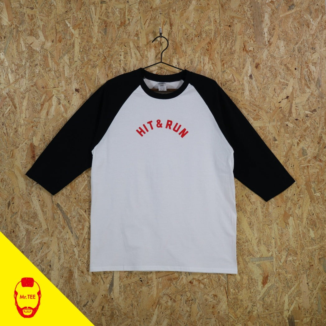 『HIT&RUN』 Grafik Baseball Tee