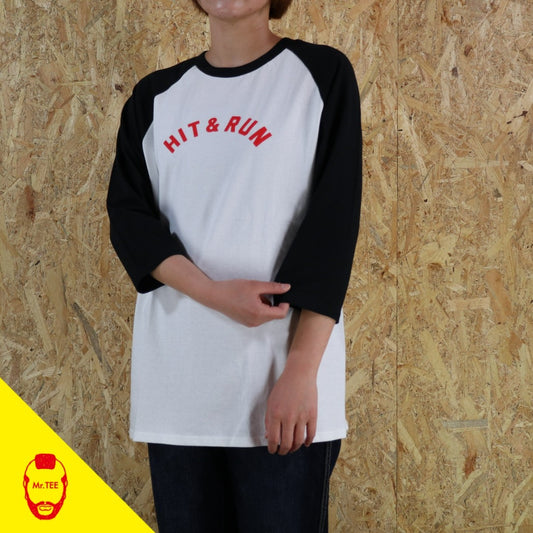 『HIT&RUN』 Grafik Baseball Tee