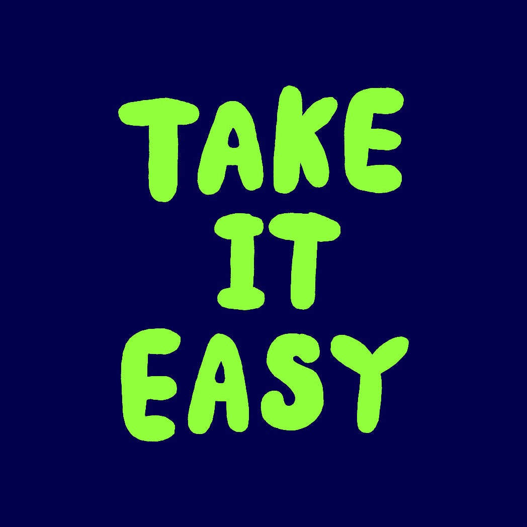 『TAKE IT EASY』Grafik Tee